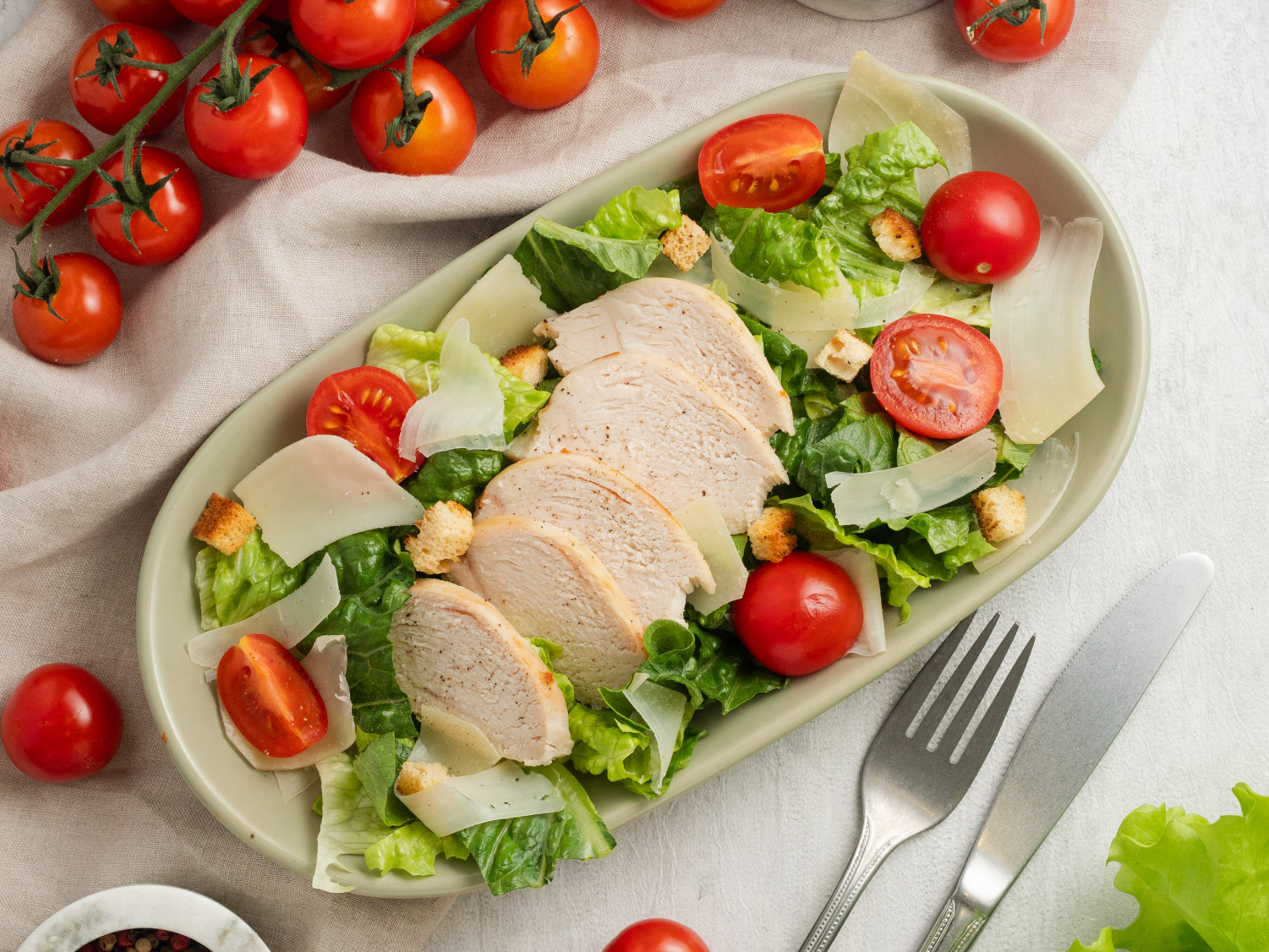 Салат «Цезарь»