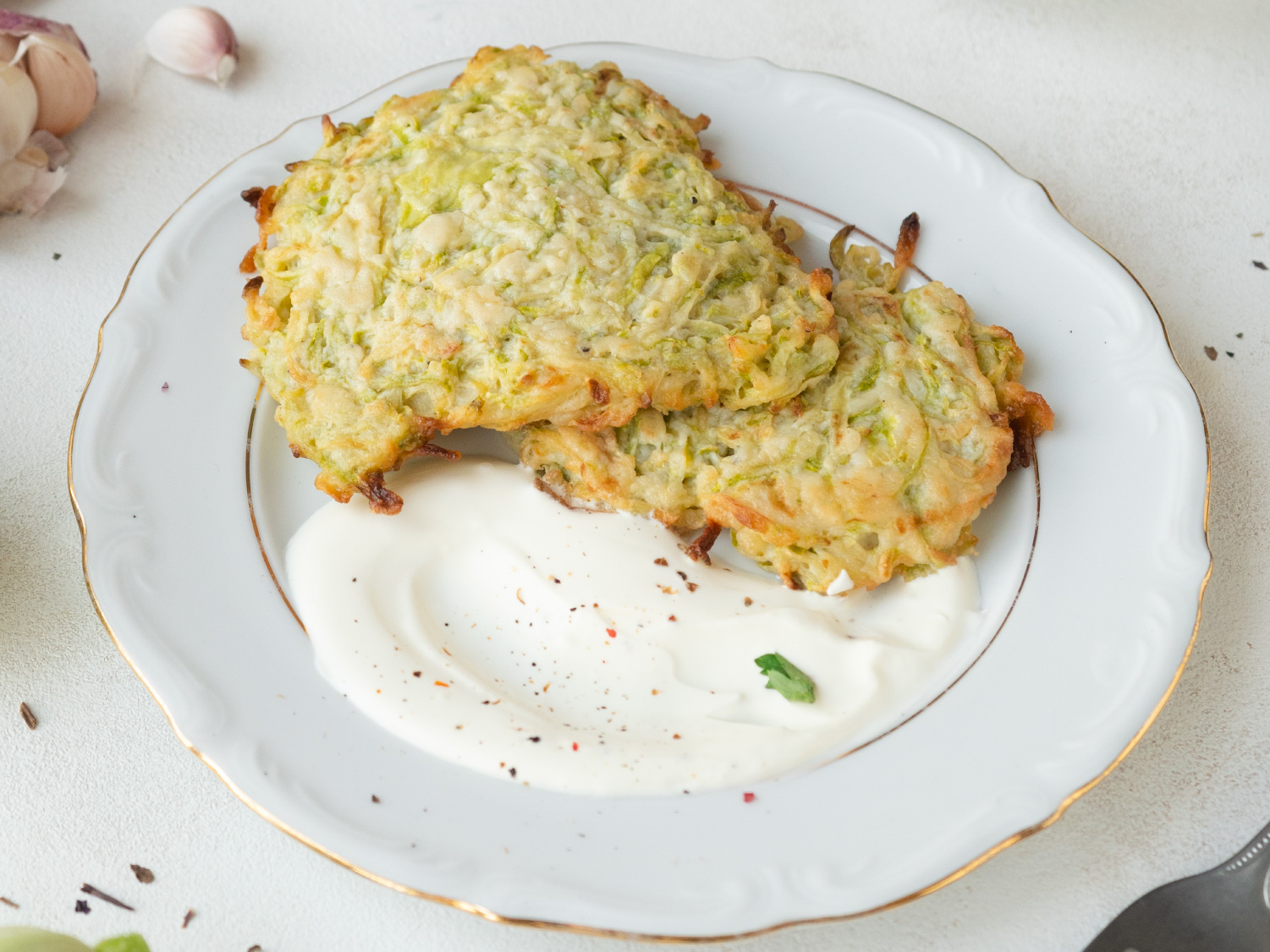 Оладьи кабачковые