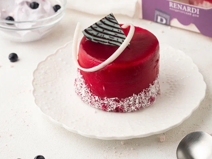 Пирожное Йогуртово-черничное