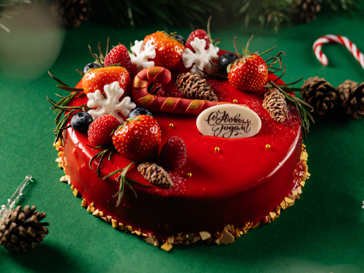 Торт Ривьера Новогодний