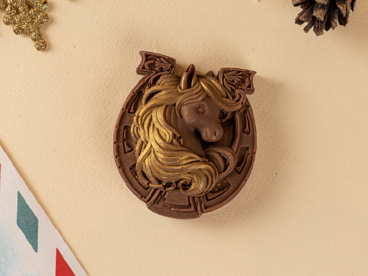 Фигурка шоколадная новогодняя Лошадка