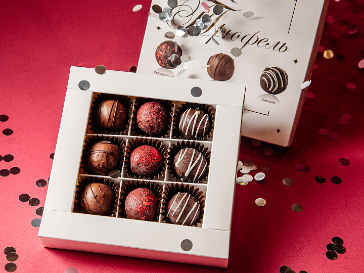 Набор конфет Трюфель ассорти, алкогольная коллекция