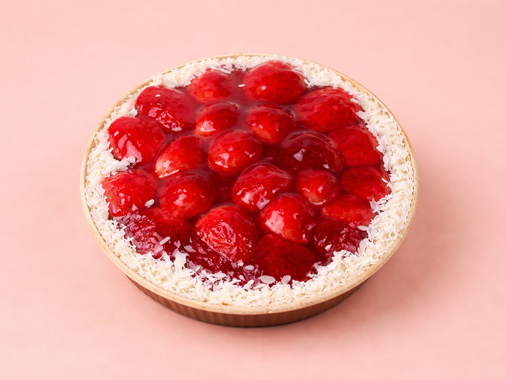 Пирог Постный с клубникой