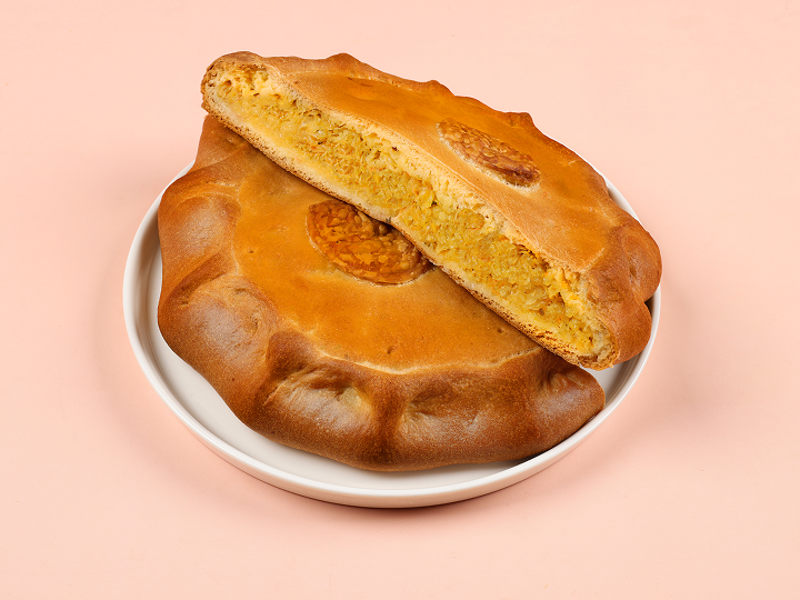 Пирог постный с капустой