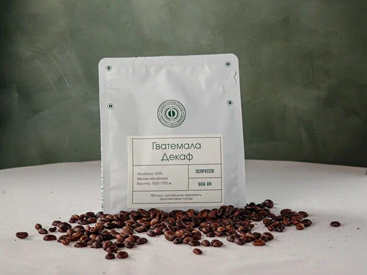 Кофе в зерне (Гватемала Декаф)