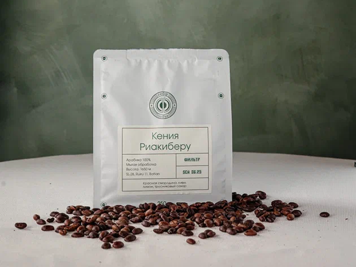 Кофе в зерне (Кения Риакиберу)