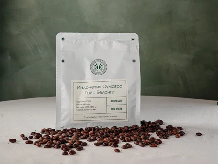 Кофе в зерне (Индонезия Суматра Гайо Беланги)