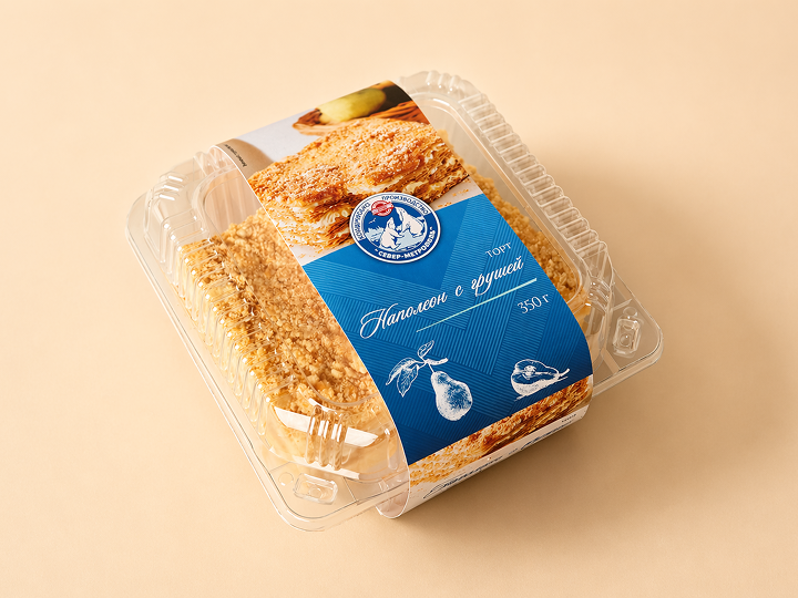 Торт Наполеон с грушей 350 г