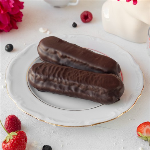 Пирожное «Эклер» глазированный за 5 шт