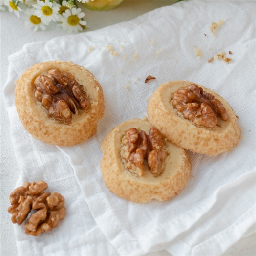 Песочное сабле с грецким орехом за 1 кг