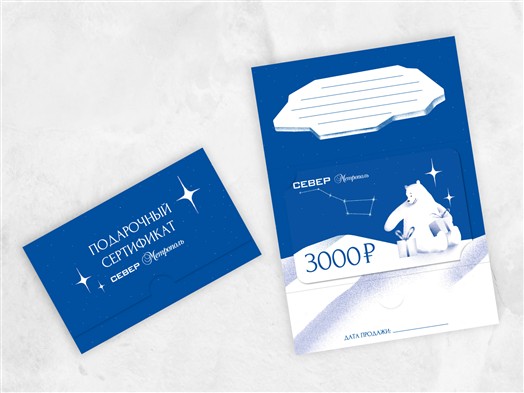 Подарочный сертификат на 3 000 руб
