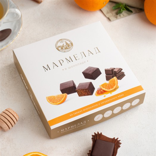 Набор мармелад «Апельсиновый» в шоколаде за 1 шт