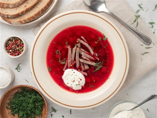 Борщ холодный