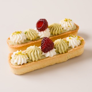 Тарт Панфорте фисташка-малина за 2 шт