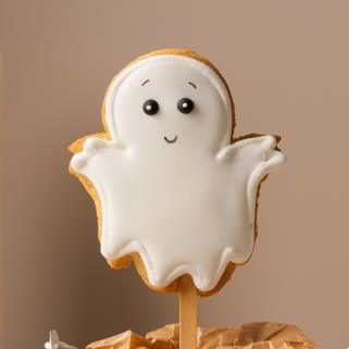 Печенье ванильное с сахарно-белковой глазурью «Привидение»