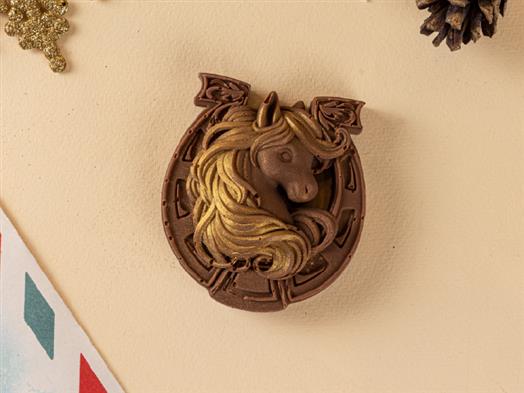 Фигурка шоколадная новогодняя Лошадка