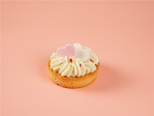 Тарт с малиной и сырным кремом за 2 шт