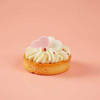 Тарт с малиной и сырным кремом