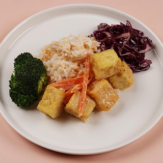 Тофу жаренный с рисом