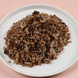 Греча с грибами