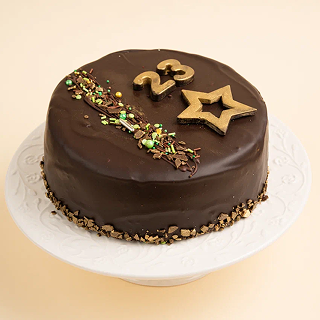 Торт 23 февраля (Красный бархат)