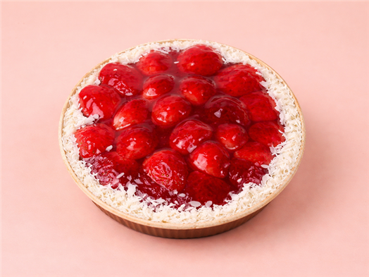 Пирог Постный с клубникой