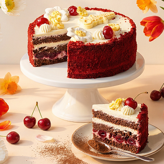 Торт бисквитный Фламенко на 8 Марта