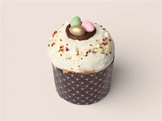 Кулич сдобный с шоколадно-ореховой начинкой 0,700 кг