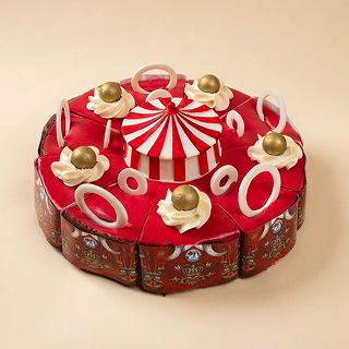 Торт бисквитный Королевский цирк Гии Эрадзе за 1 шт