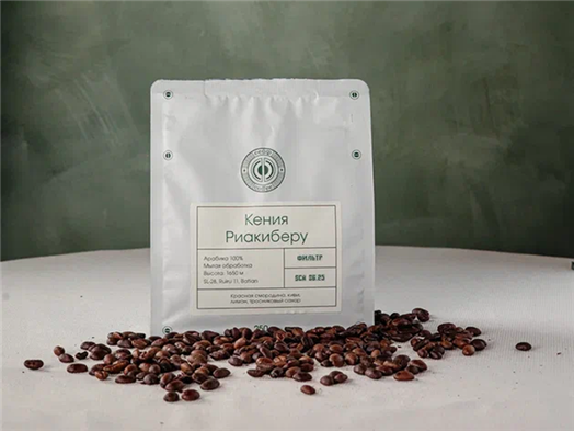 Кофе в зерне (Кения Риакиберу)