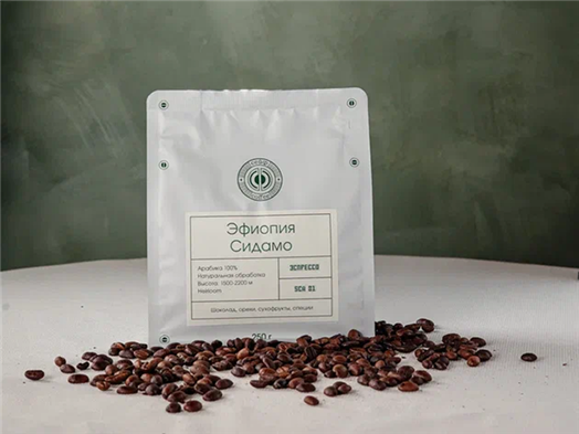 Кофе в зерне (Эфиопия, Сидамо)