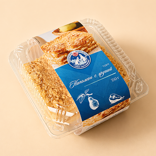 Торт Наполеон с грушей 350 г за 1 шт