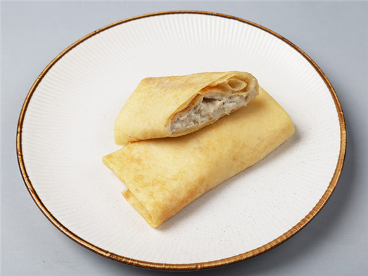 Блины с курицей в сливочном соусе